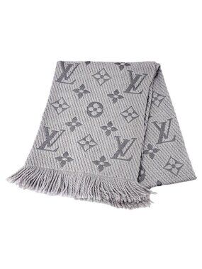 Louis Vuitton Muffler Stole Monogram Wool Escharp Logomania Scarf